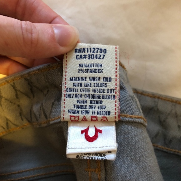 Authentic True Religion Halle Super Skinny Mojave - Picture 8 of 8